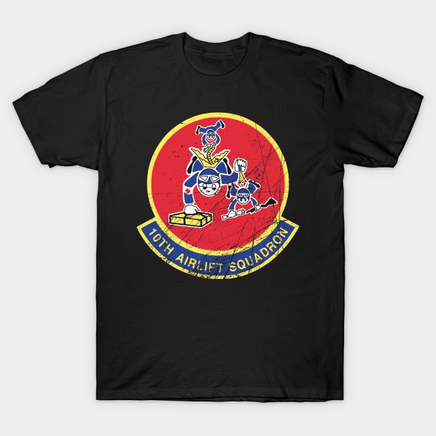 10th Airlift Squadron Vintage T-Shirt by Mandra